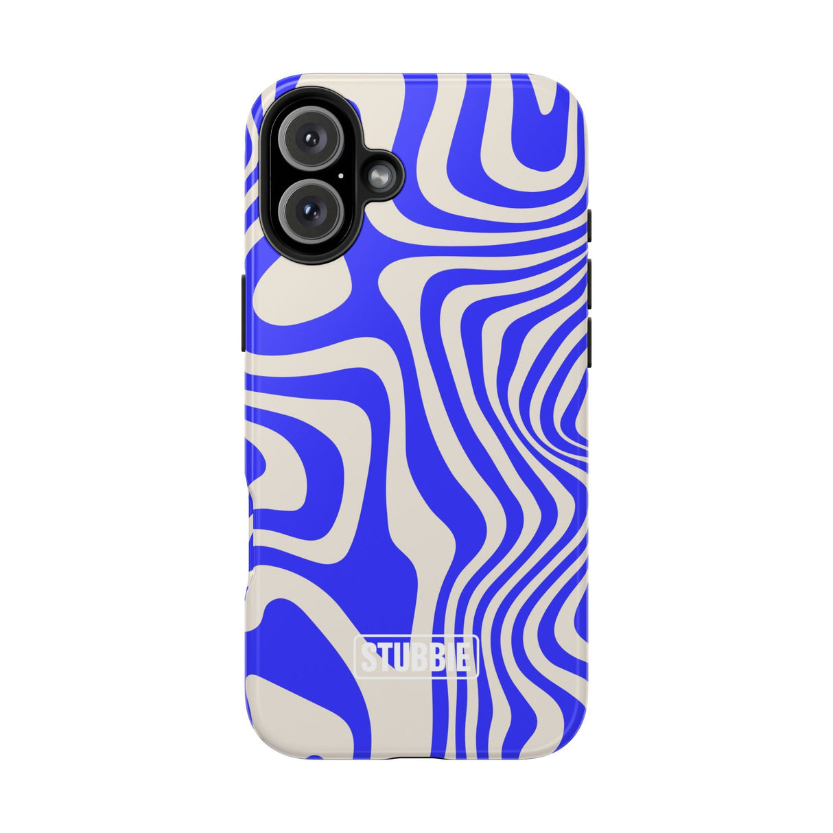 STUBBIE Phone Case for Apple iPhone - Crazy Blue Phone Case