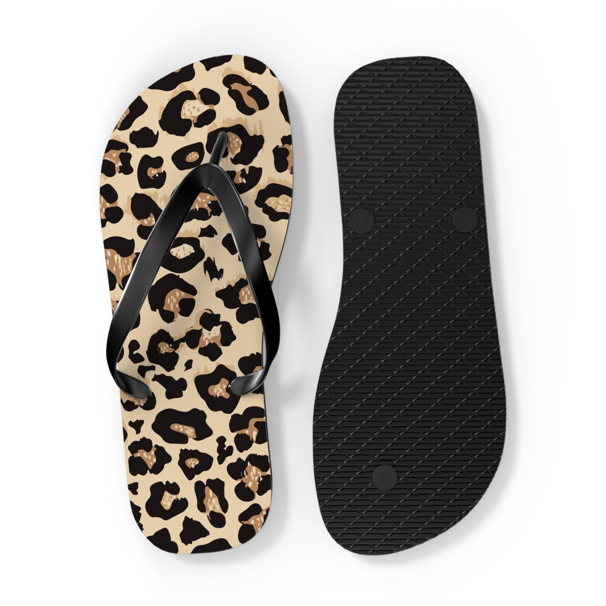 STUBBIE Leopard Print Flip Flops - Leopard STUBBIE