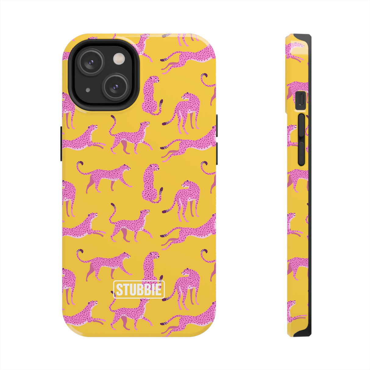STUBBIE Phone Case for Apple iPhone - Pink Cheetah Phone Case