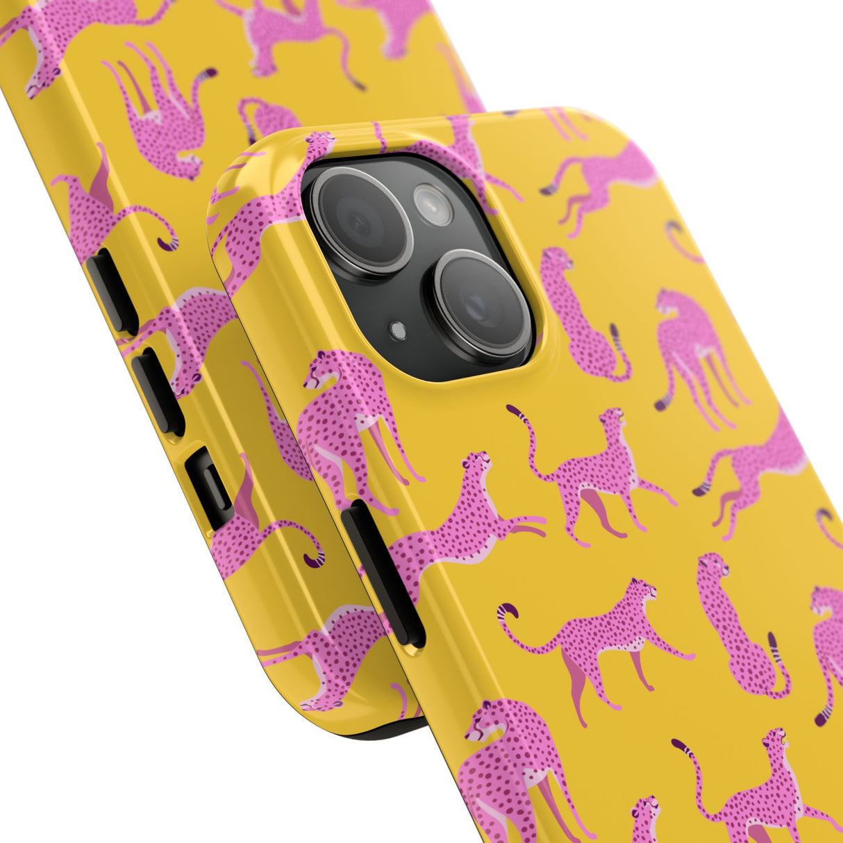 STUBBIE Phone Case for Apple iPhone - Pink Cheetah Phone Case