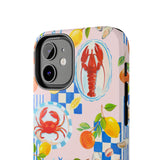 STUBBIE Phone Case for Apple iPhone - Italian Summer Seafood Stubbie