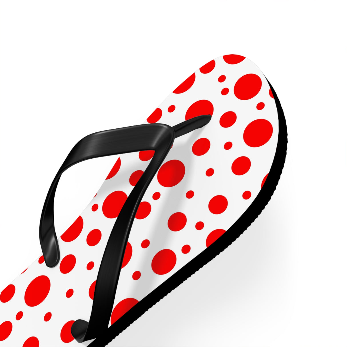 Red Polka Dot Flip Flops