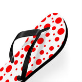 Red Polka Dot Flip Flops