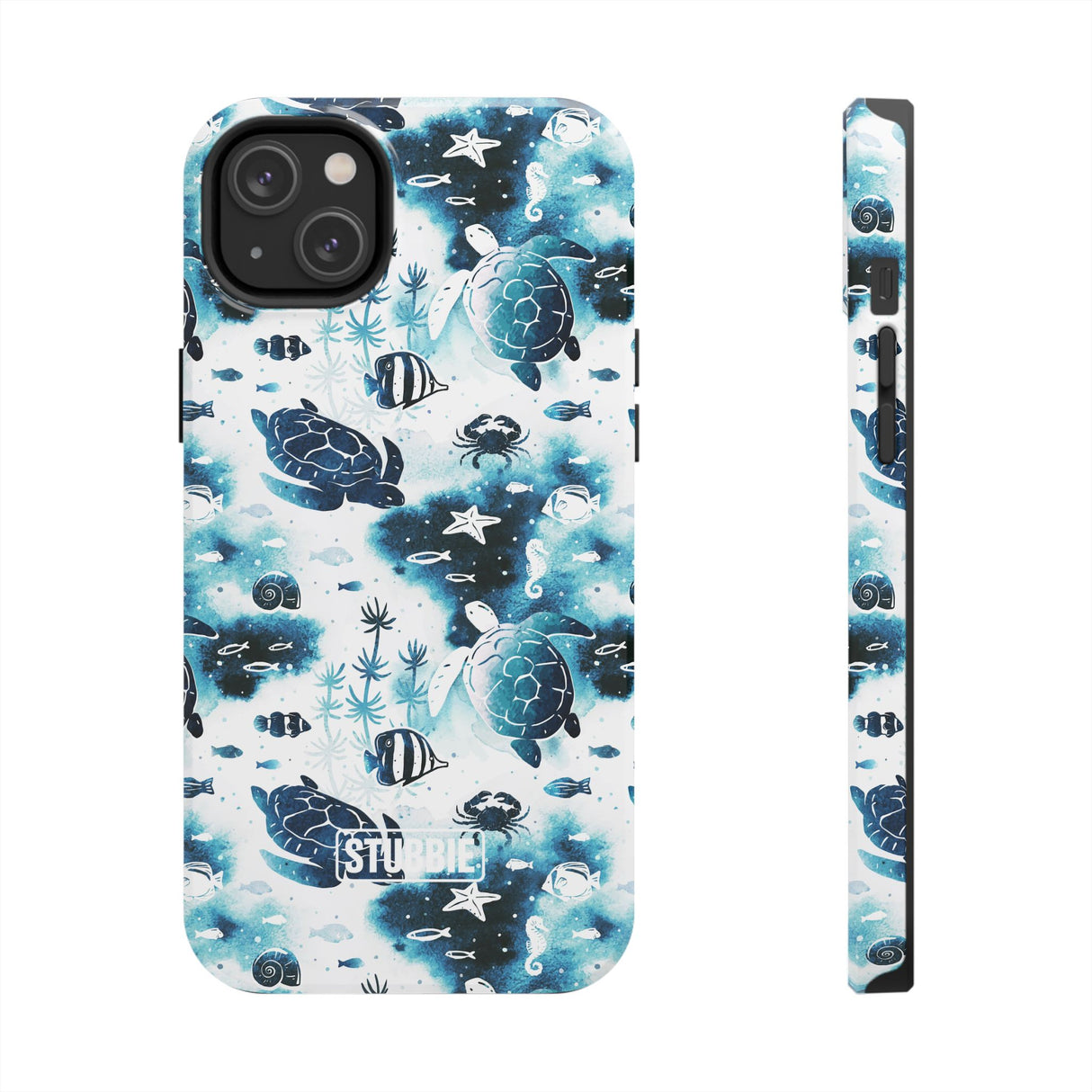 STUBBIE Phone Case for Apple iPhone - Fish And Turtle Phone Case