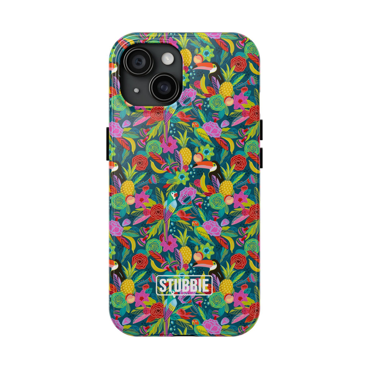 STUBBIE Phone Case for Apple iPhone - Hiding Jungle Birds Stubbie