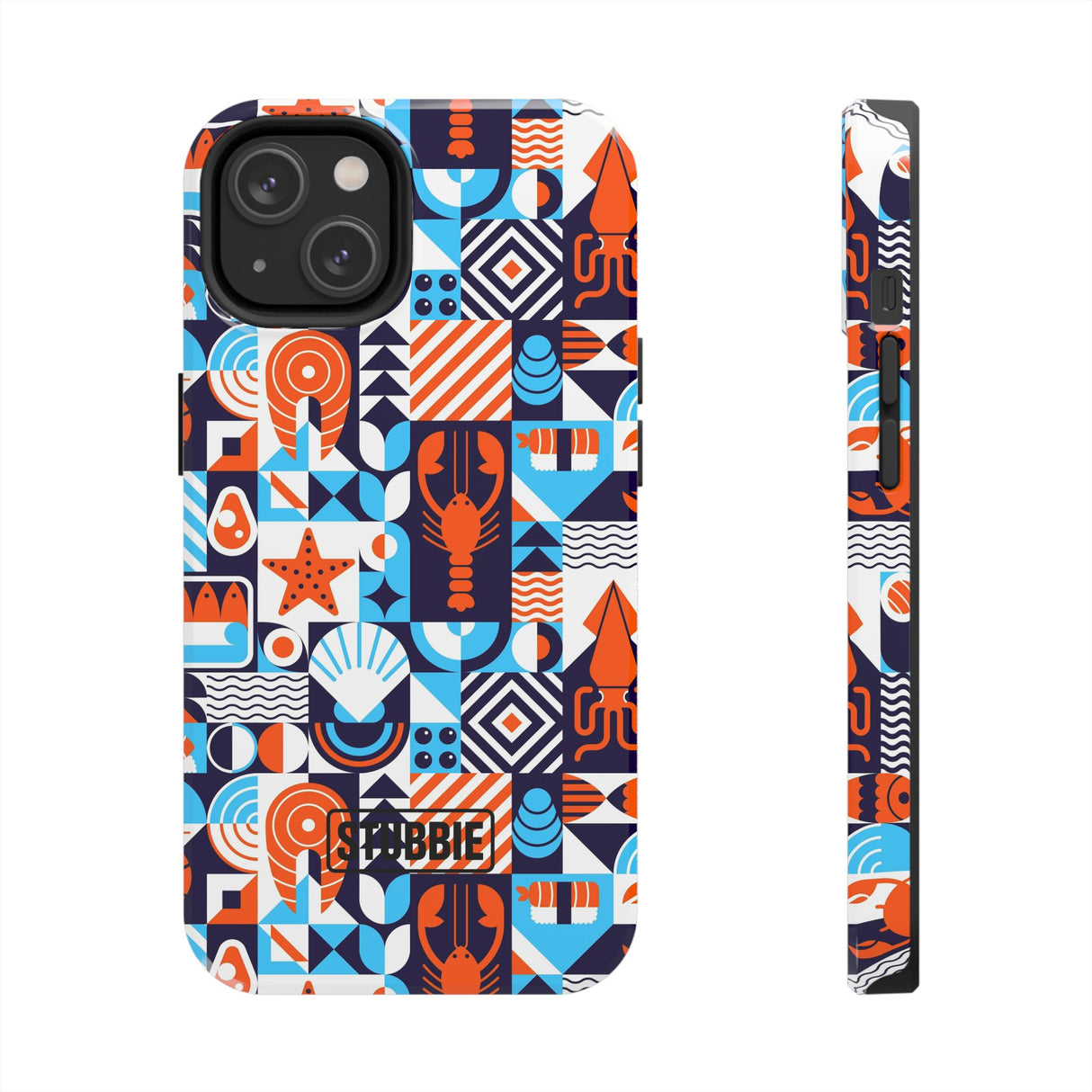 STUBBIE Phone Case for Apple iPhone - Something Fishy Stubbie