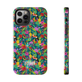 STUBBIE Phone Case for Apple iPhone - Hiding Jungle Birds Stubbie