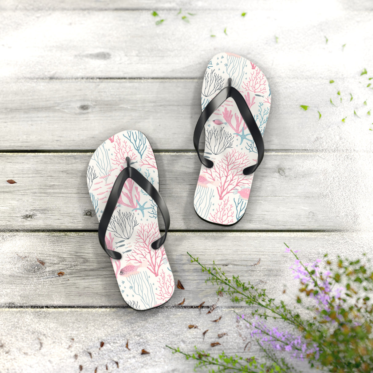 STUBBIE Flip Flops - Coral STUBBIE