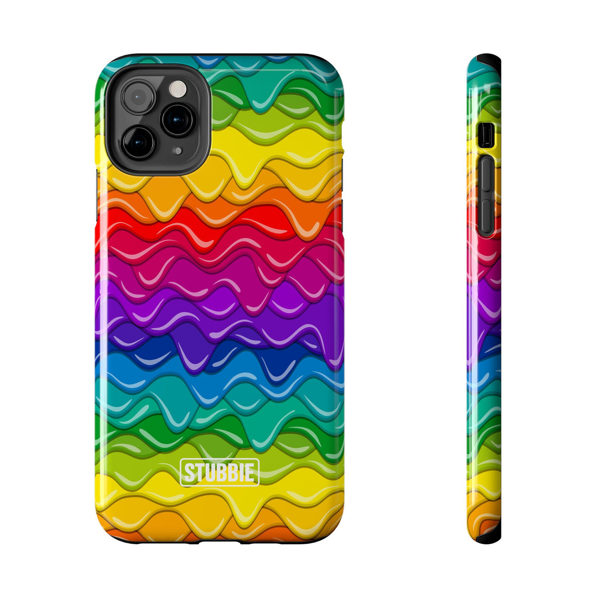 STUBBIE Phone Case for Apple iPhone - Rainbow Cake Phone Case