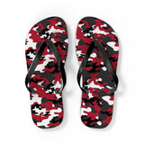 Red Camo Flip Flops