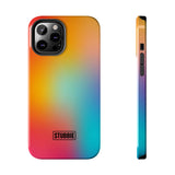 STUBBIE Phone Case for Apple iPhone - Rainbow Blue Stubbie