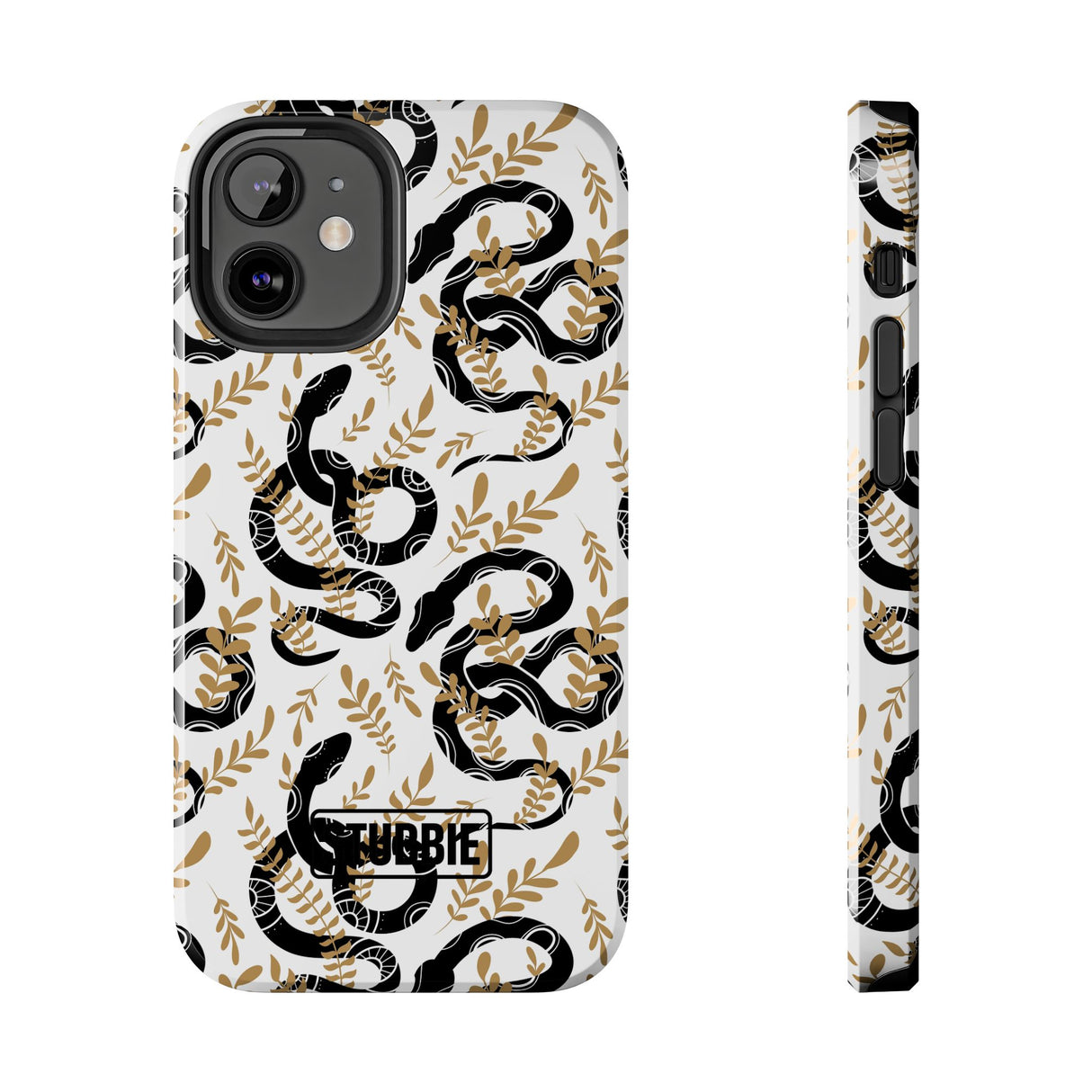 STUBBIE Phone Case for Apple iPhone - Black Snake Phone Case