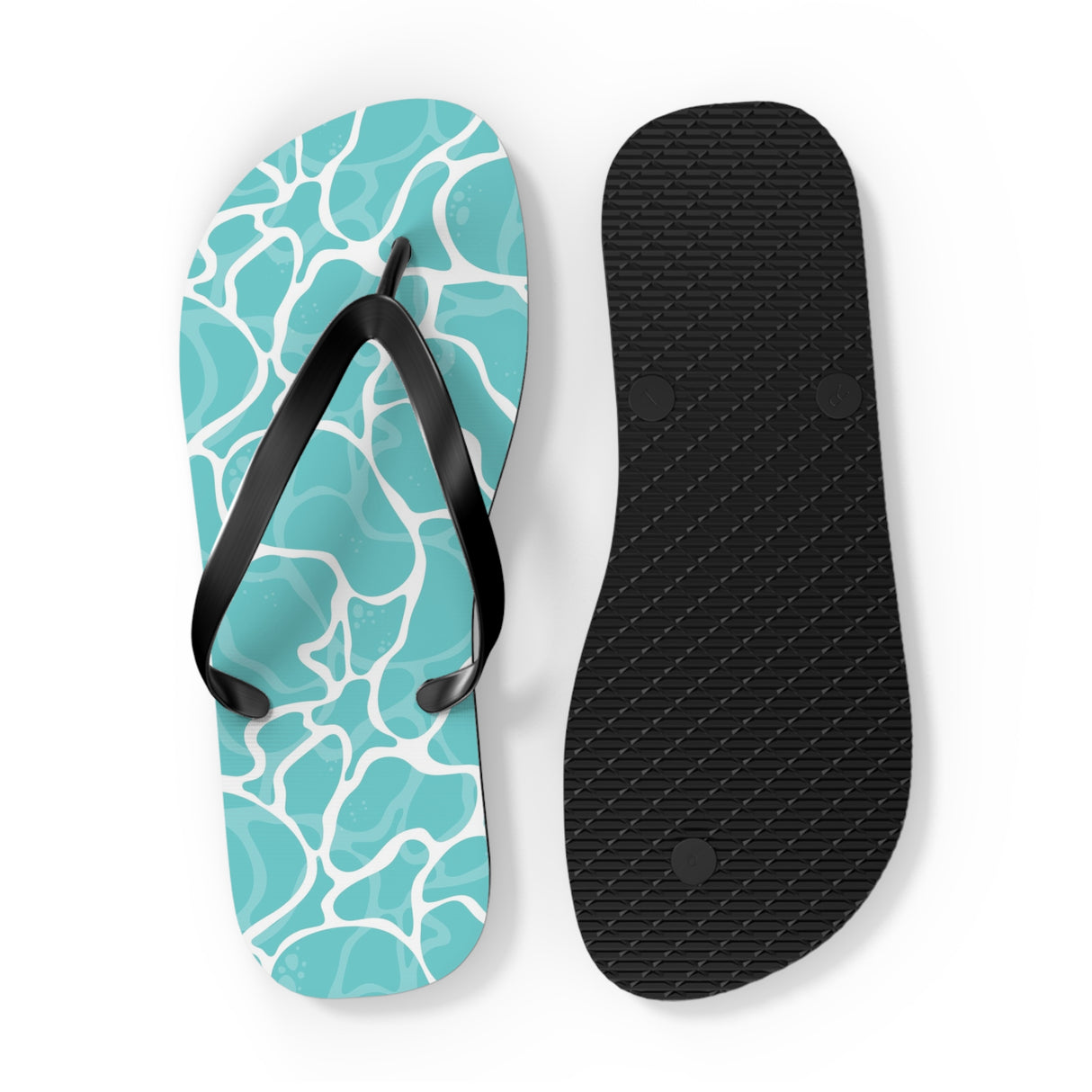 Aqua Flip Flops