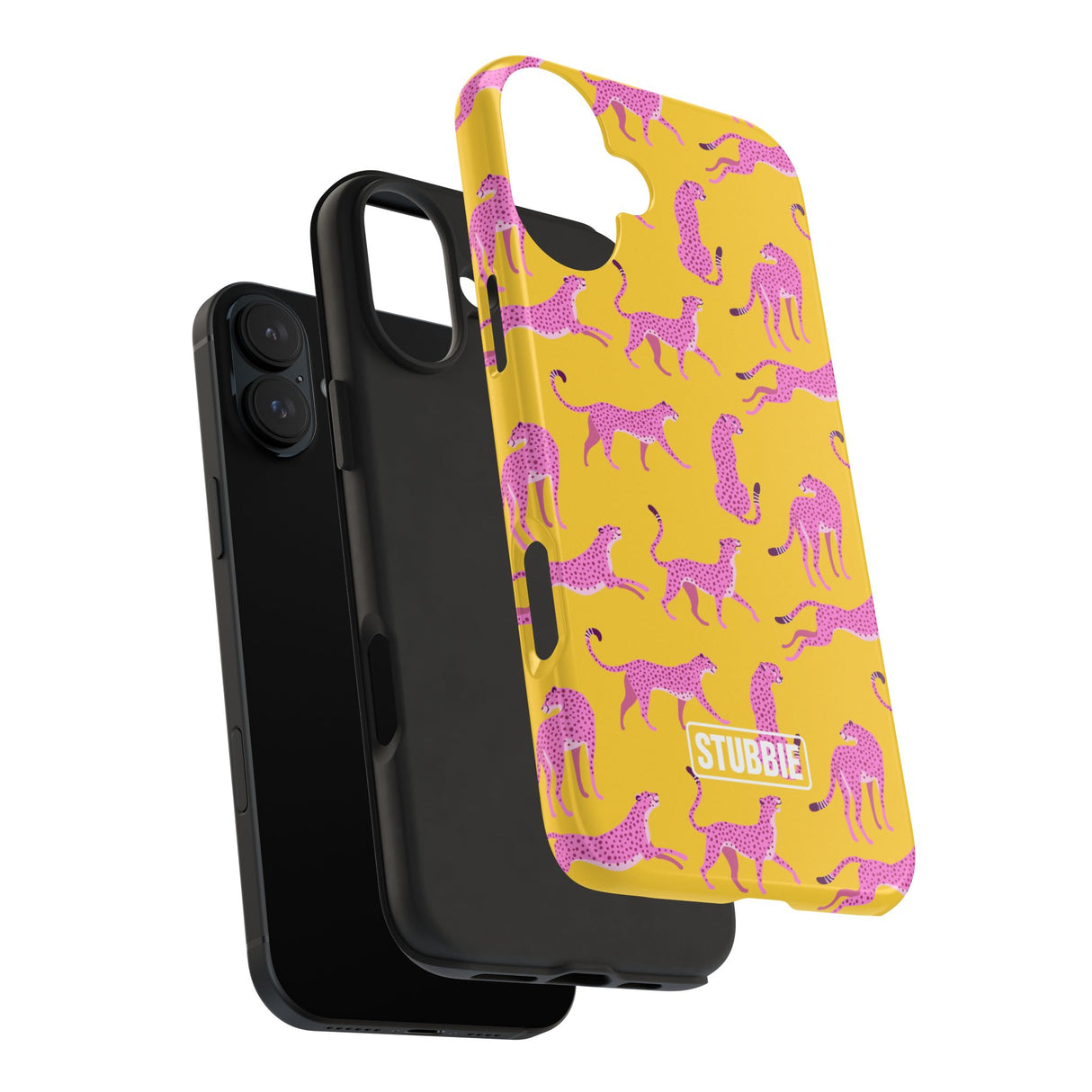 STUBBIE Phone Case for Apple iPhone - Pink Cheetah Phone Case