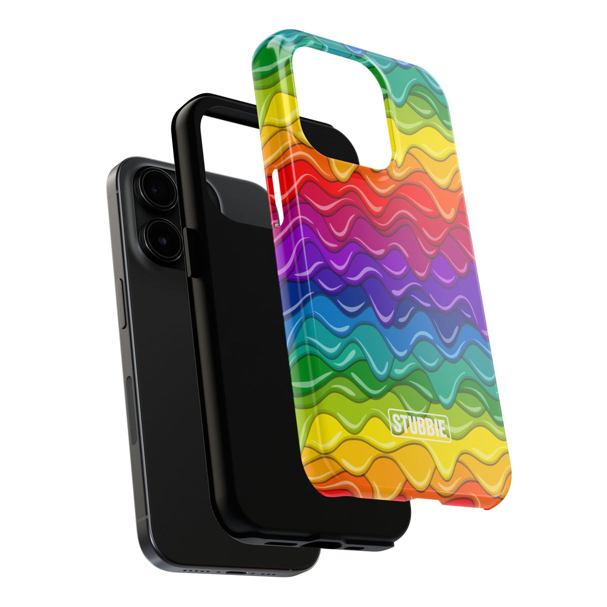 STUBBIE Phone Case for Apple iPhone - Rainbow Cake Phone Case