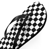 Black Square Flip Flops