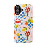 STUBBIE Phone Case for Apple iPhone - Italian Summer Seafood Stubbie