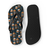 Cognac Flip Flops