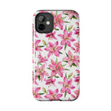 STUBBIE Phone Case for Apple iPhone - Pink Lily Flower Phone Case