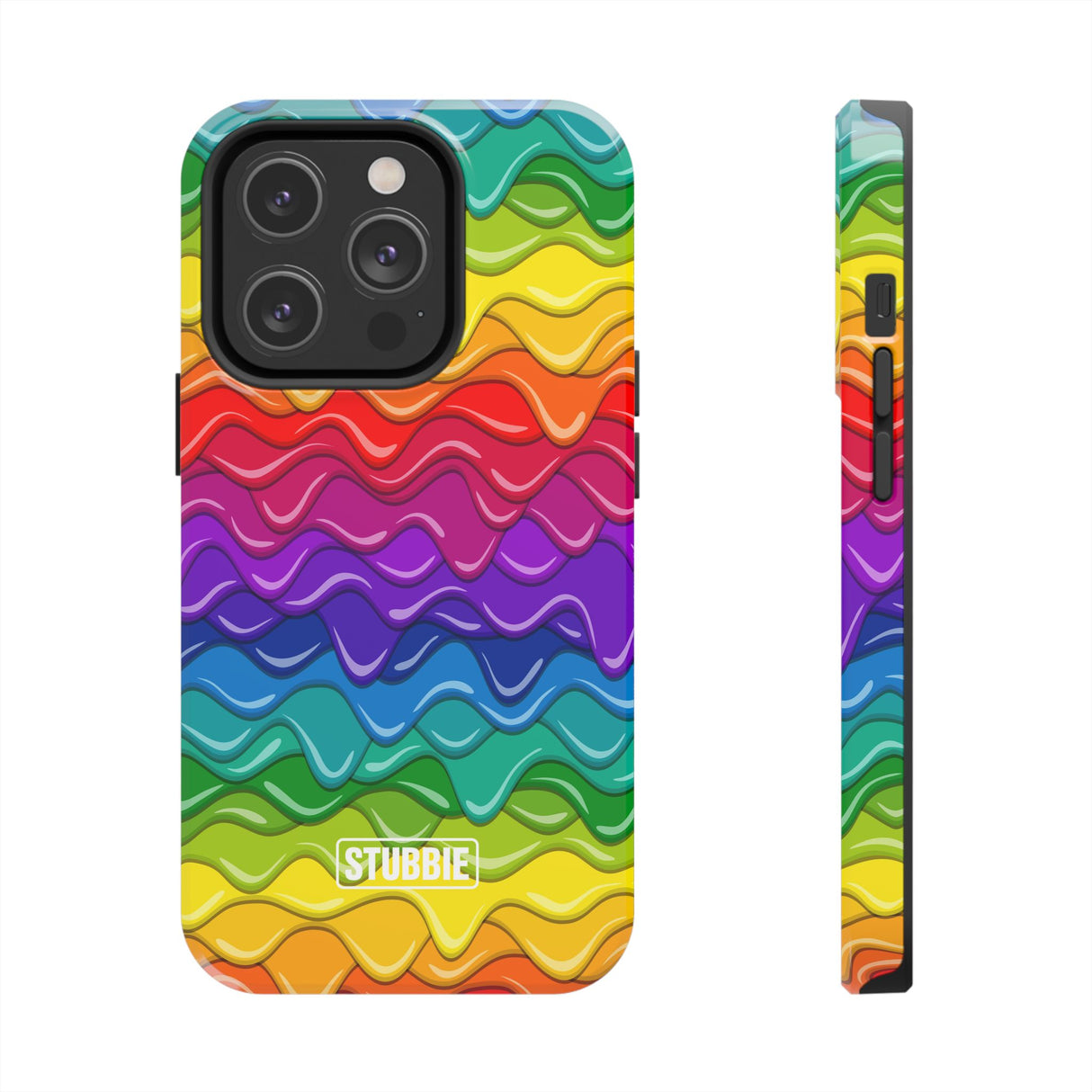 STUBBIE Phone Case for Apple iPhone - Rainbow Cake Phone Case