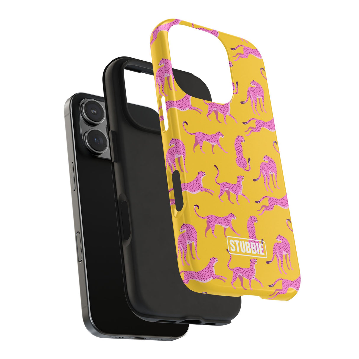 STUBBIE Phone Case for Apple iPhone - Pink Cheetah Phone Case