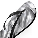 Silver Flip Flops