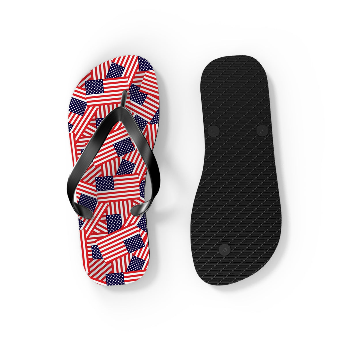 Mini American Flag Flip Flops