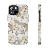 STUBBIE Phone Case for Apple iPhone - White Flowers Phone Case