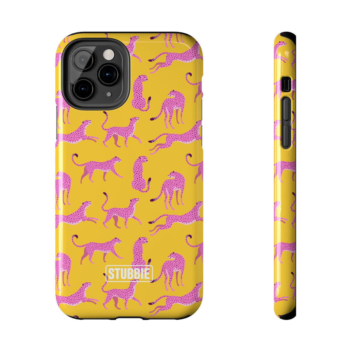 STUBBIE Phone Case for Apple iPhone - Pink Cheetah Phone Case