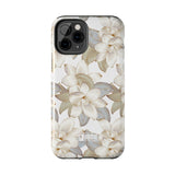 STUBBIE Phone Case for Apple iPhone - White Flowers Phone Case