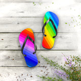 Rainbow Flip Flops
