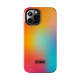 STUBBIE Phone Case for Apple iPhone - Rainbow Blue Stubbie