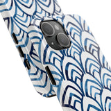 STUBBIE Phone Case for Apple iPhone - Blue Art Deco Phone Case