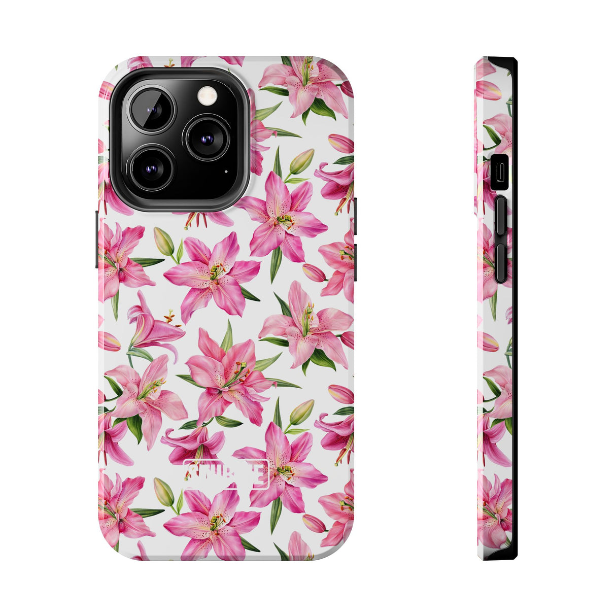 STUBBIE Phone Case for Apple iPhone - Pink Lily Flower Phone Case