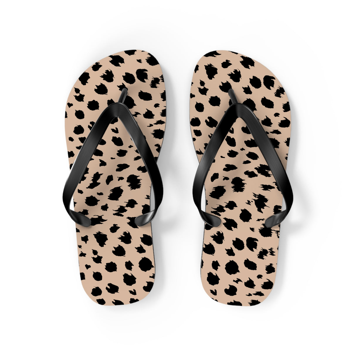 Cheetah Print Flip Flops