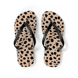 Cheetah Print Flip Flops
