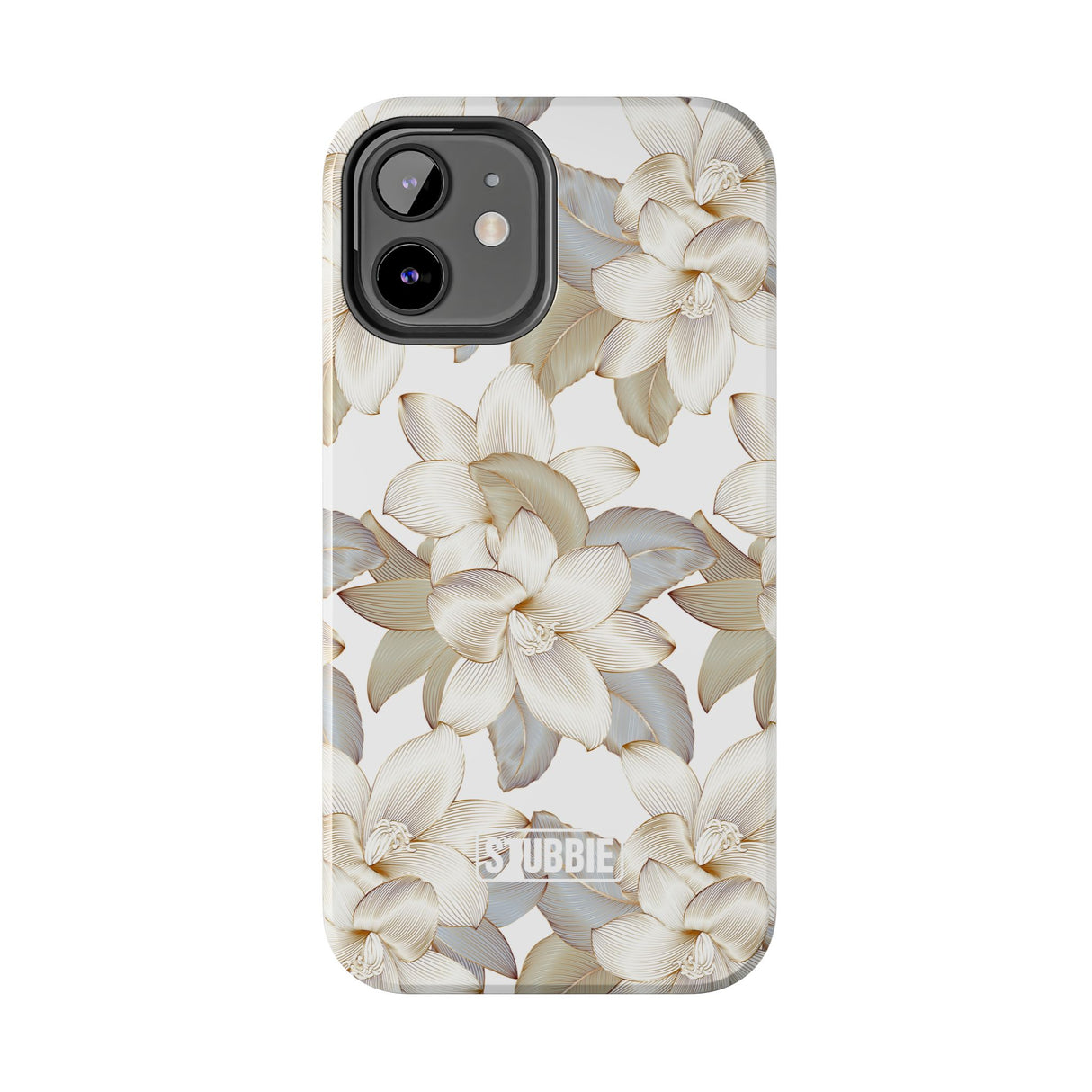 STUBBIE Phone Case for Apple iPhone - White Flowers Phone Case