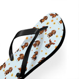 Dachshund Flip Flops