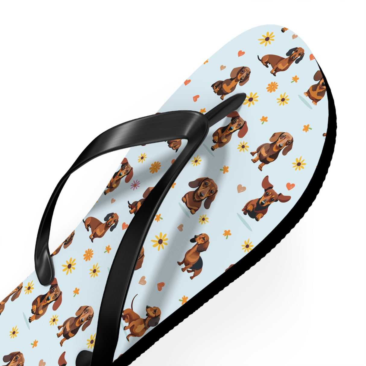 Dachshund Flip Flops