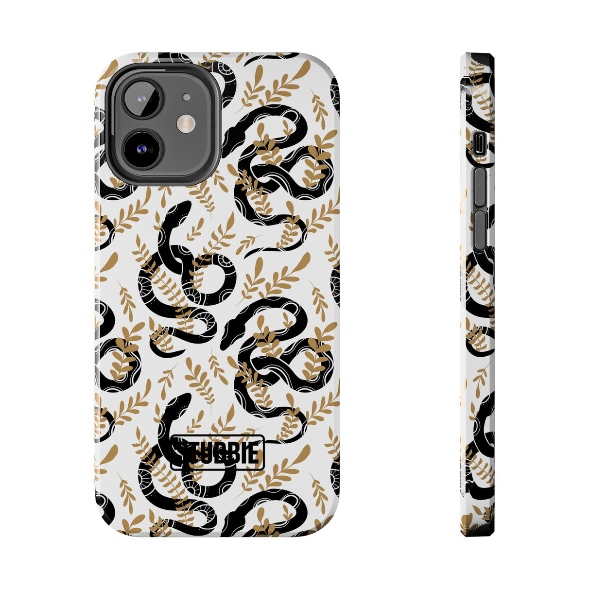 STUBBIE Phone Case for Apple iPhone - Black Snake Phone Case