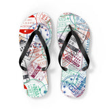 STUBBIE Flip Flops - Travel Stamp STUBBIE