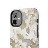 STUBBIE Phone Case for Apple iPhone - White Flowers Phone Case