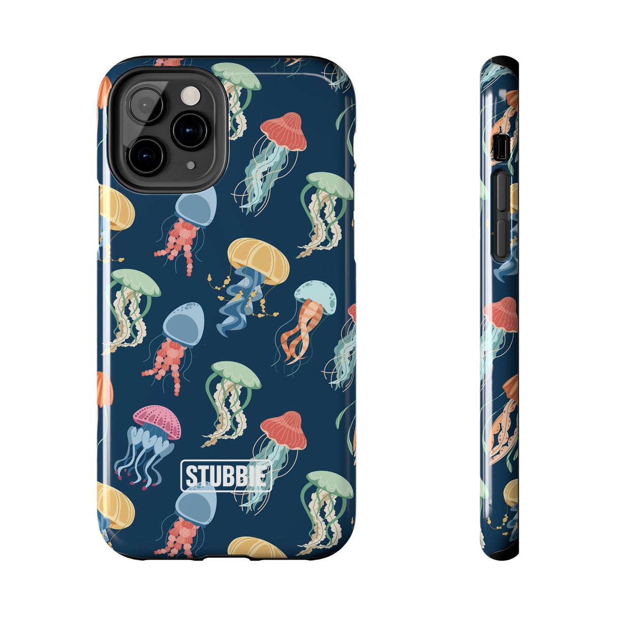 STUBBIE Phone Case for Apple iPhone - Jellyfish Stubbie