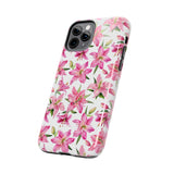 STUBBIE Phone Case for Apple iPhone - Pink Lily Flower Phone Case