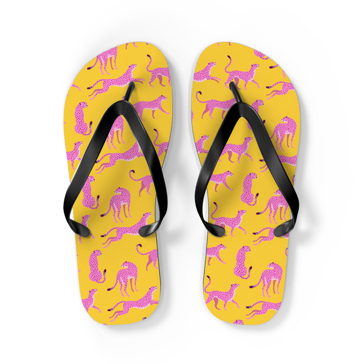 Cheetah Flip Flops