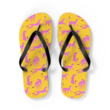 Cheetah Flip Flops