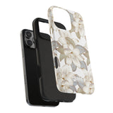 STUBBIE Phone Case for Apple iPhone - White Flowers Phone Case