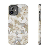 STUBBIE Phone Case for Apple iPhone - White Flowers Phone Case