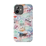 STUBBIE Phone Case for Apple iPhone - Travel Stamp Stubbie
