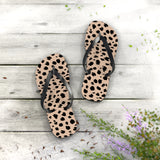 Cheetah Print Flip Flops